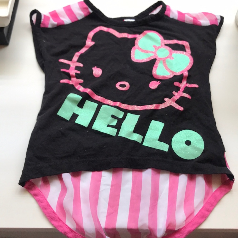 Hello Kitty high low shirt